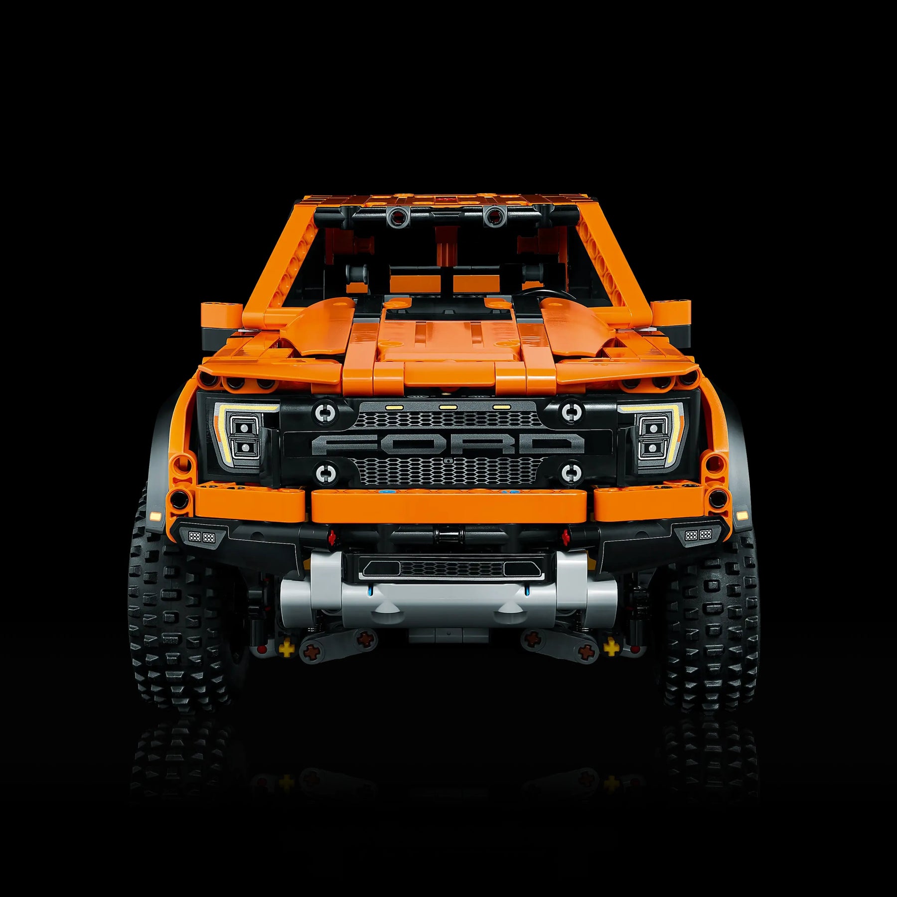 (68% OFF) Ford Raptor F-150 com mecânica real e um Motor V6 com pistões que se movimentam (1379 peças)