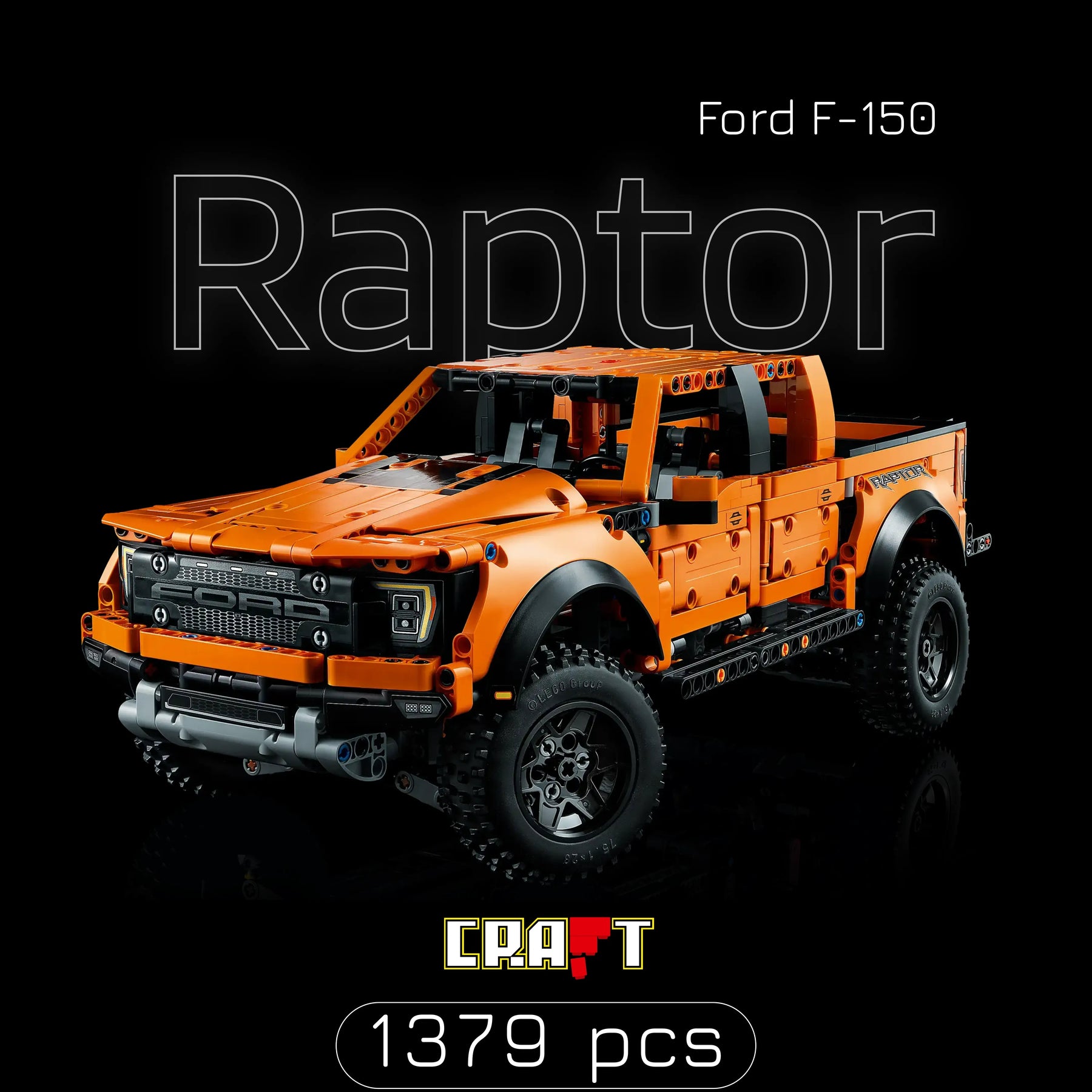 Ford F-150 Raptor (1379 peças)