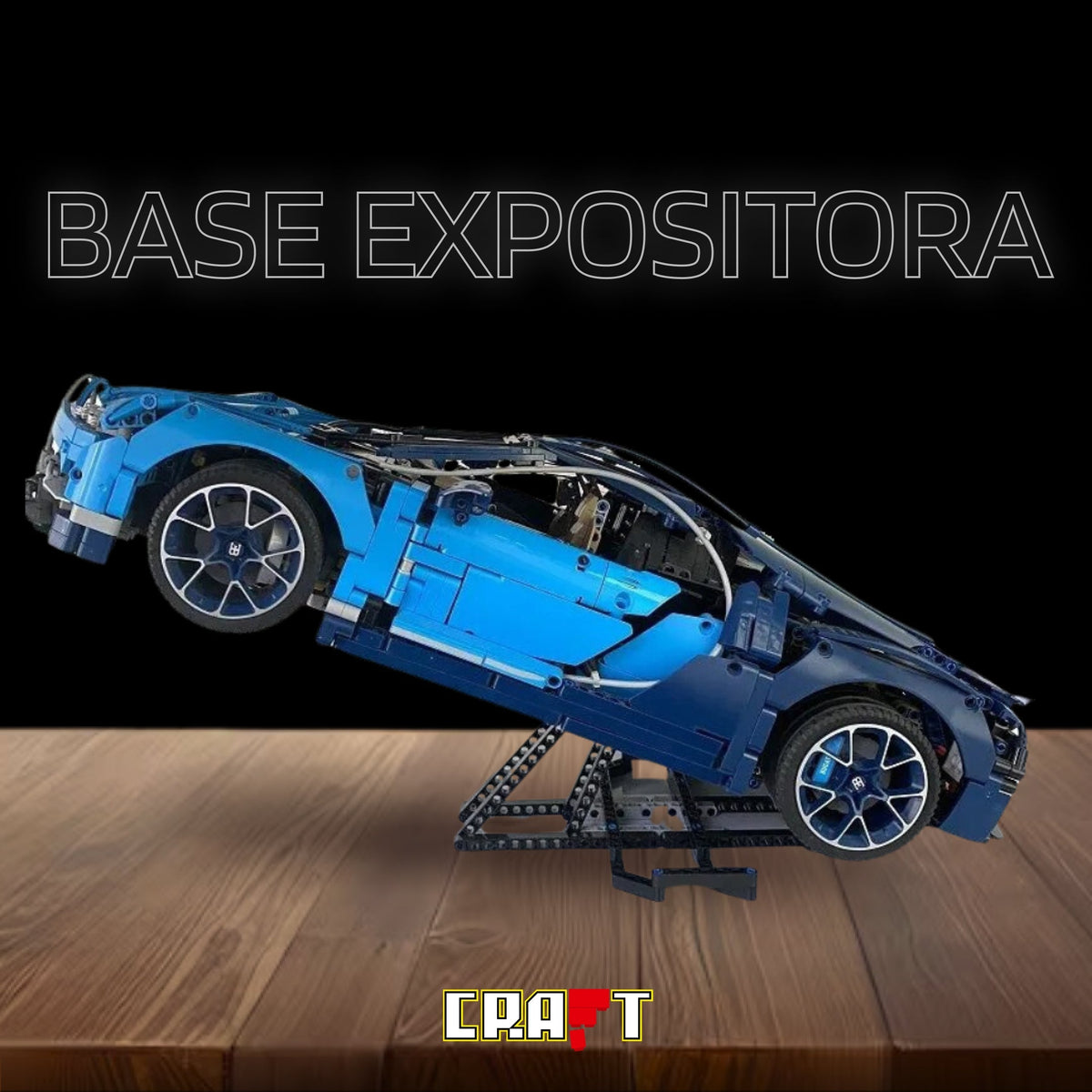 Base Expositora para a Bugatti Chiron