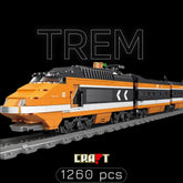 Trem com Motor Elétrico (1260 peças)