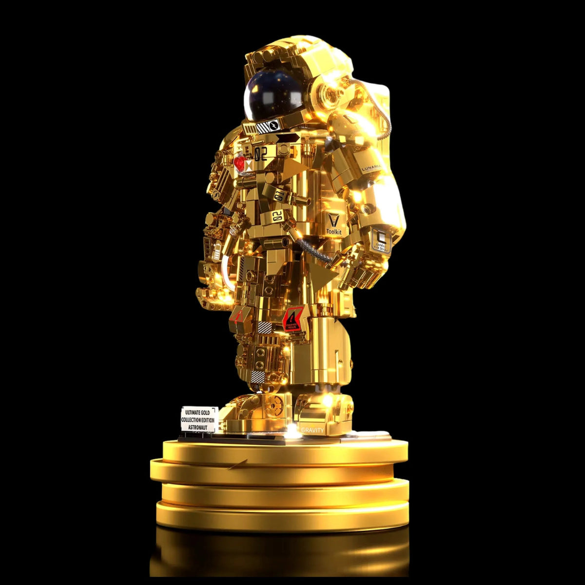 Astronauta Dourado (990 peças)