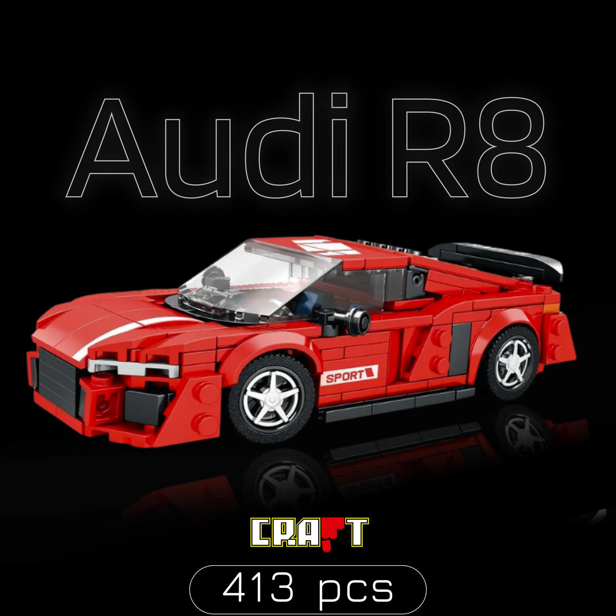 Audi R8 (413 pcs)