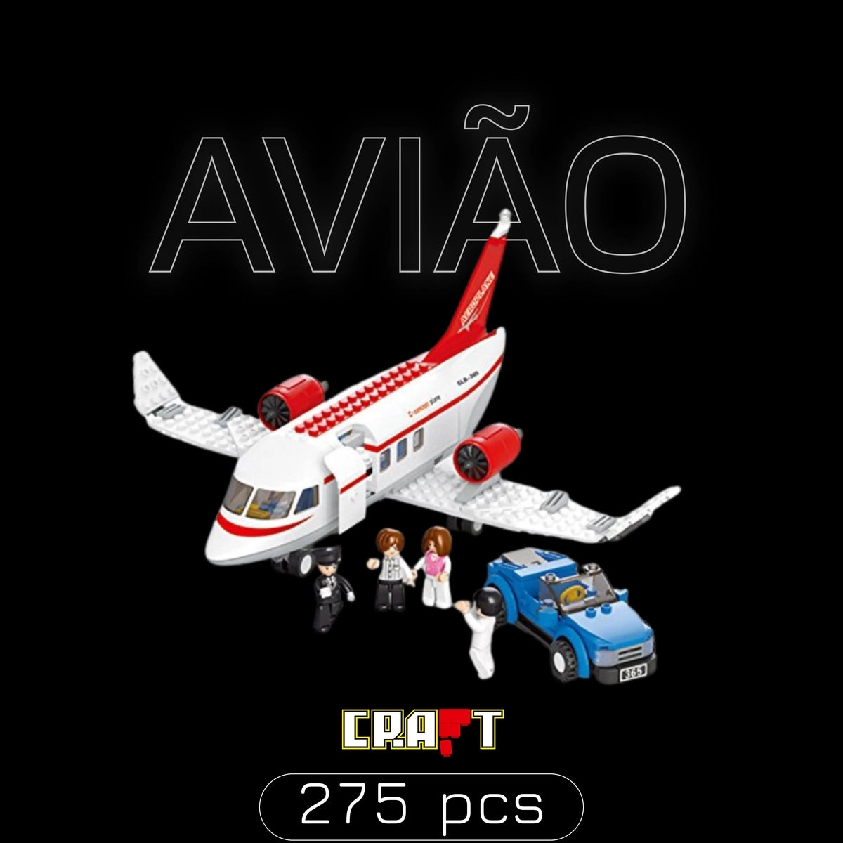 Avião (275 pçs)