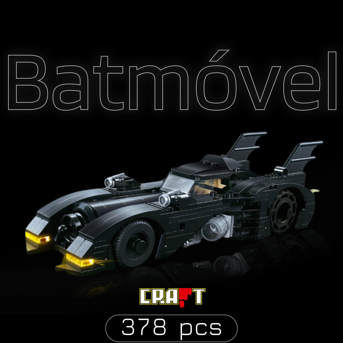 Batmóvel - "O Carro do Batman" (378 pçs)