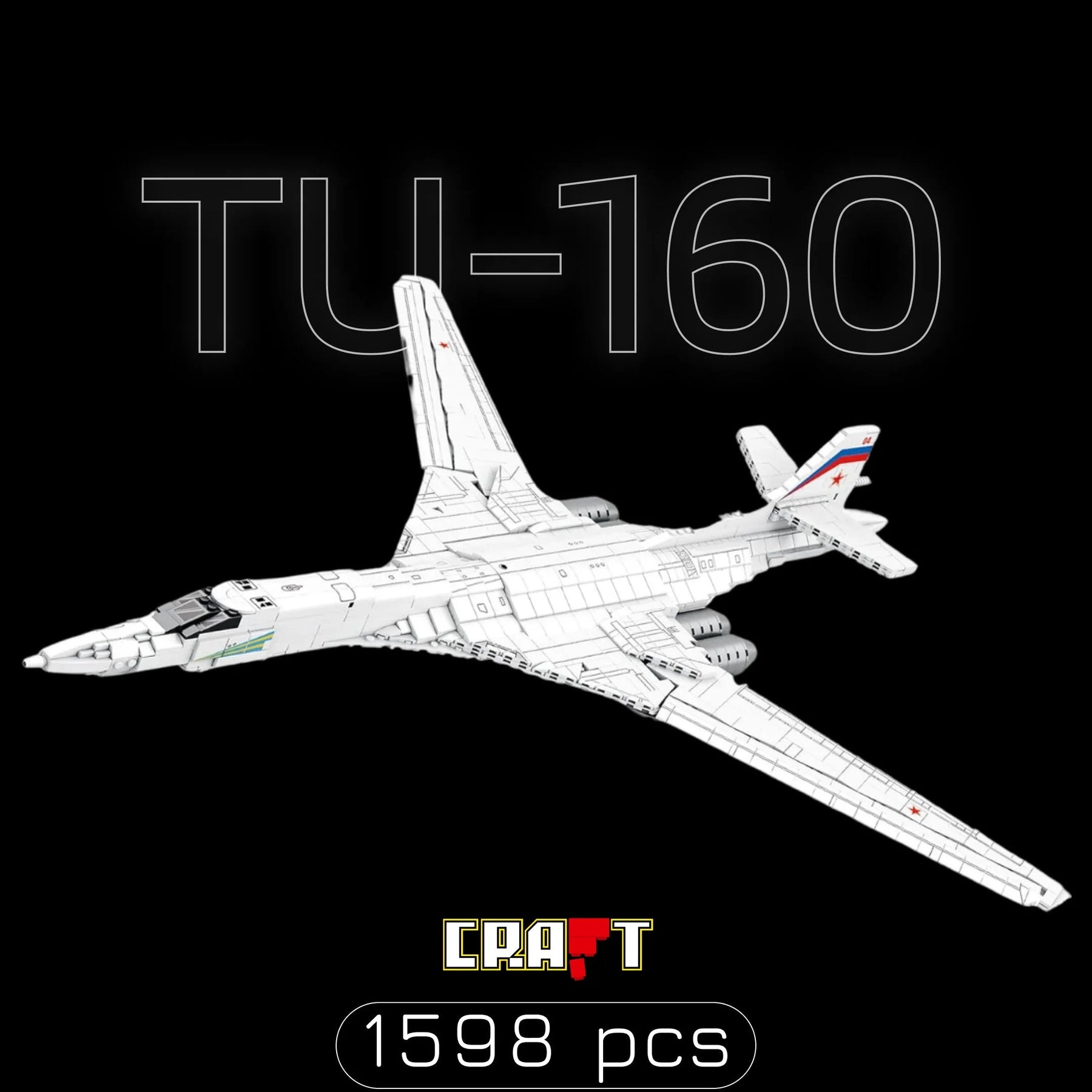 Bombardeiro TU-160 (1598 pçs)