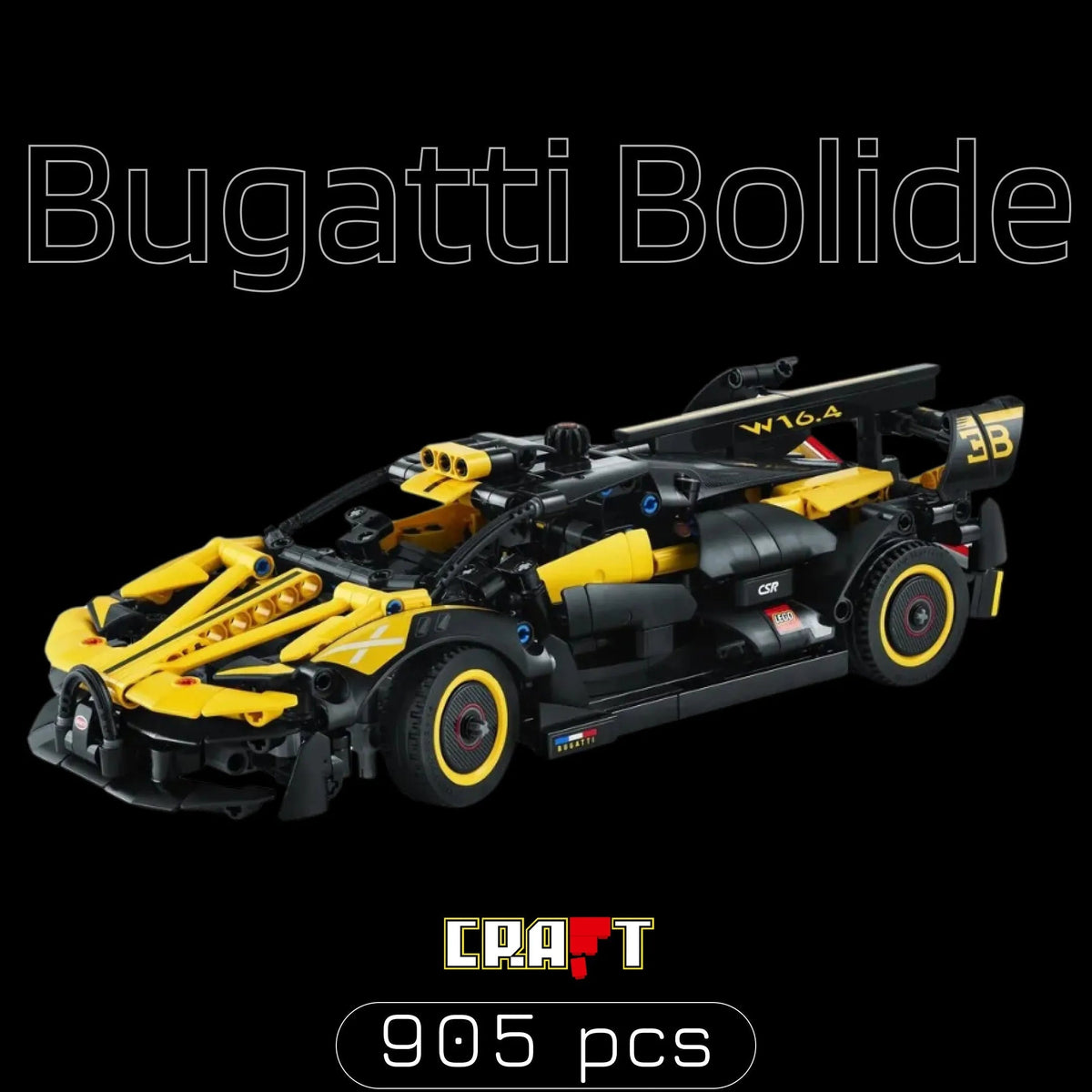 Bugatti Bolide (905 pçs)