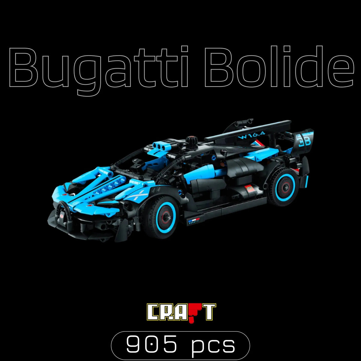 Bugatti Bolide Agile Blue (905 pçs)