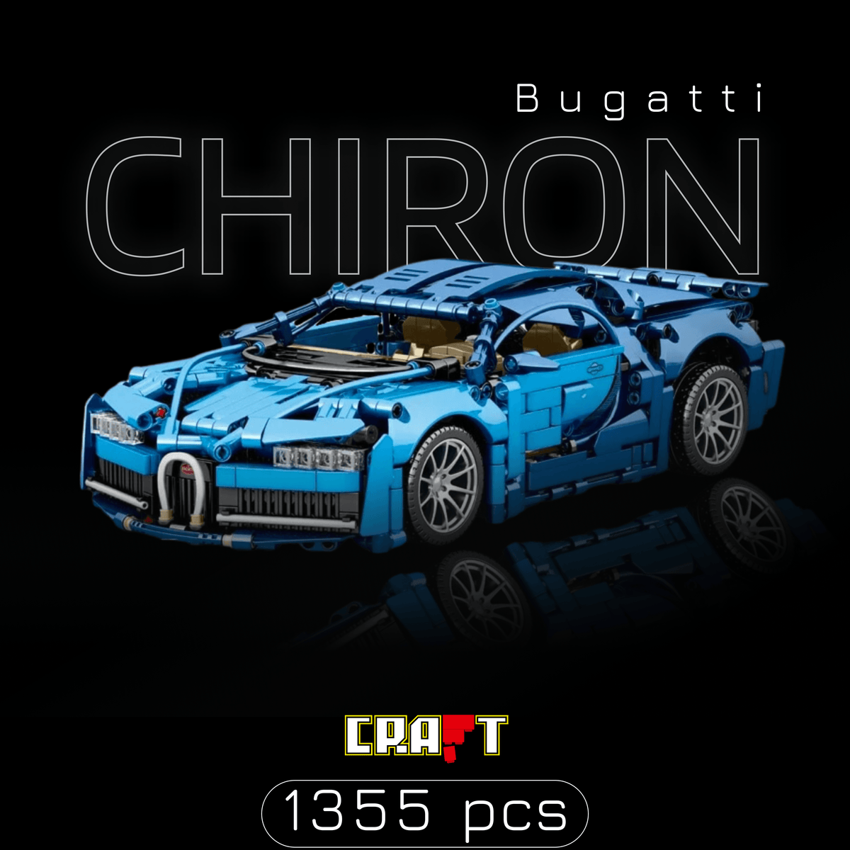 Bugatti Chiron Azul (1355 pcs)