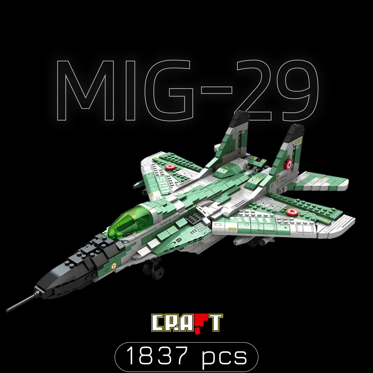 Caça MIG-29 (1837 pçs)