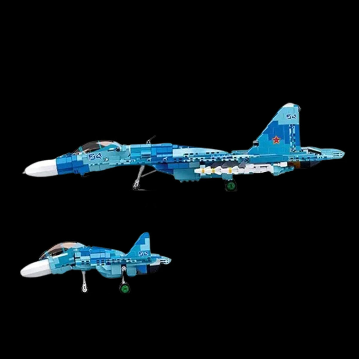 Caça SU-27 - 2 em 1 (1040 peças)