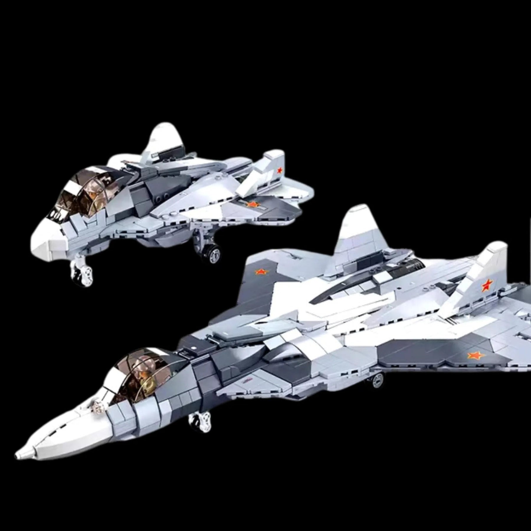 Caça SU-57 - 2 em 1 (893 peças)