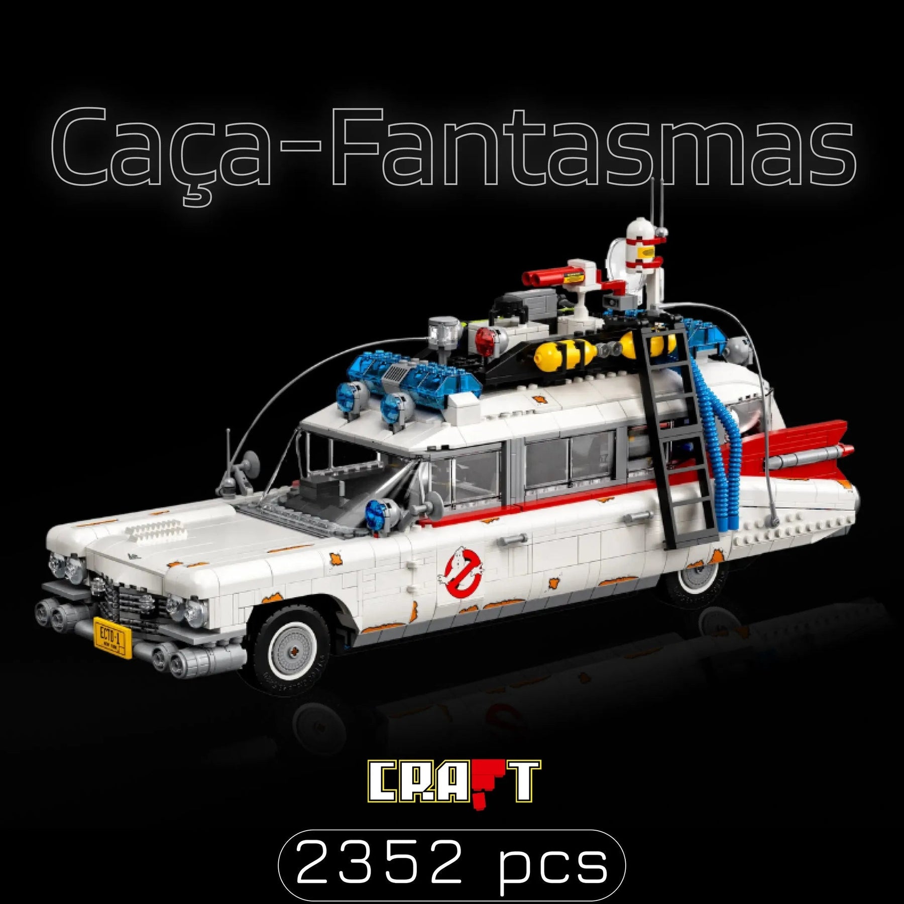 Cadillac ECTO-1 dos Caça-Fantasmas (2352 Pcs)