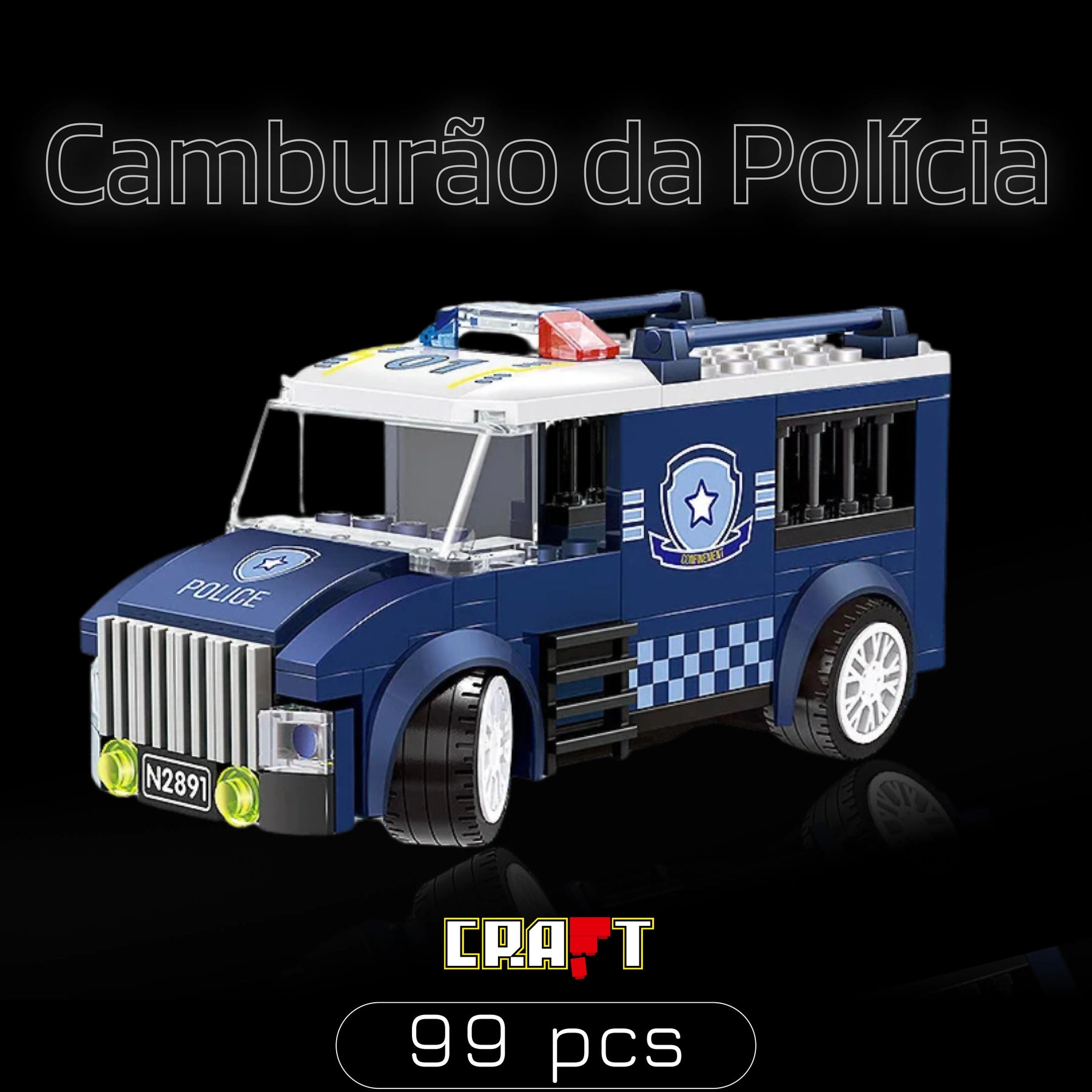 Camburão da Polícia (99 pçs)