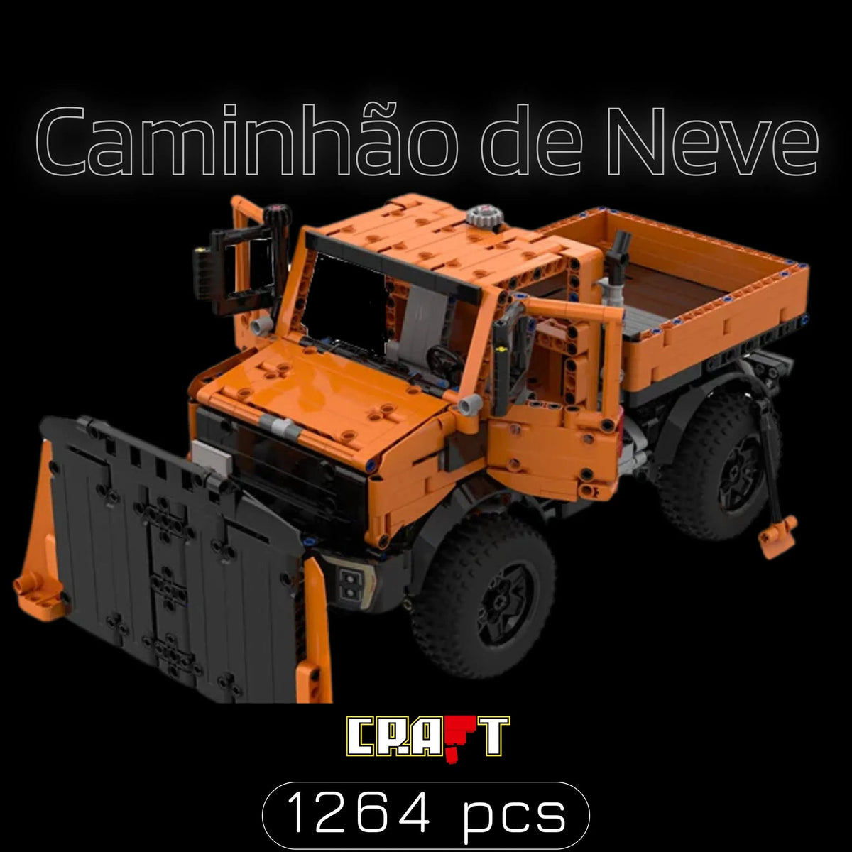 Caminhão de Neve (1264 pçs)