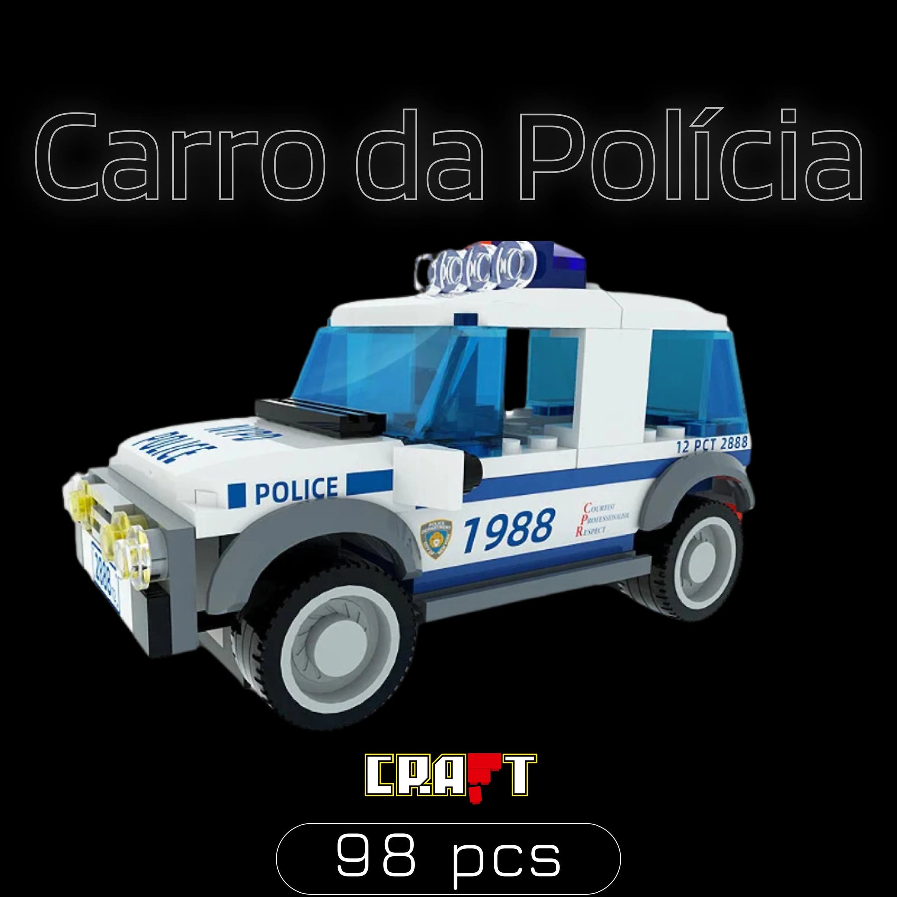 Carro da Polícia (98 pçs)