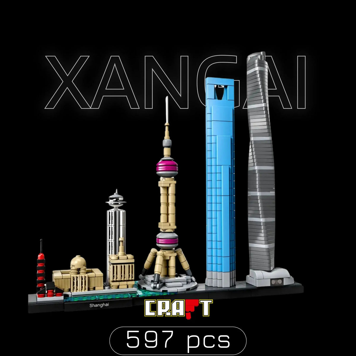 Cidade de Xangai (597 peças)