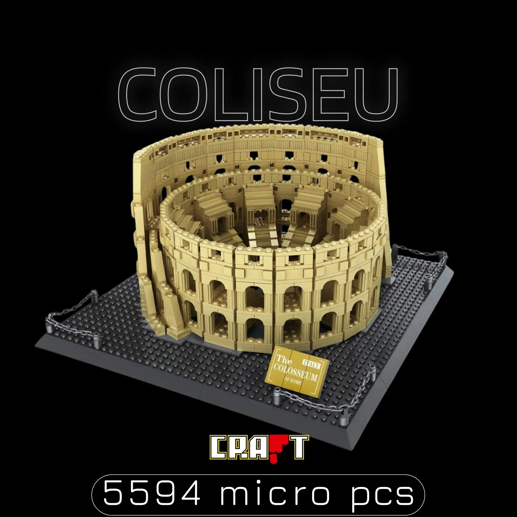 Coliseu de Roma (5594 micro-peças)