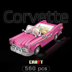 Corvette Rosa da Barbie (560 micro-peças)