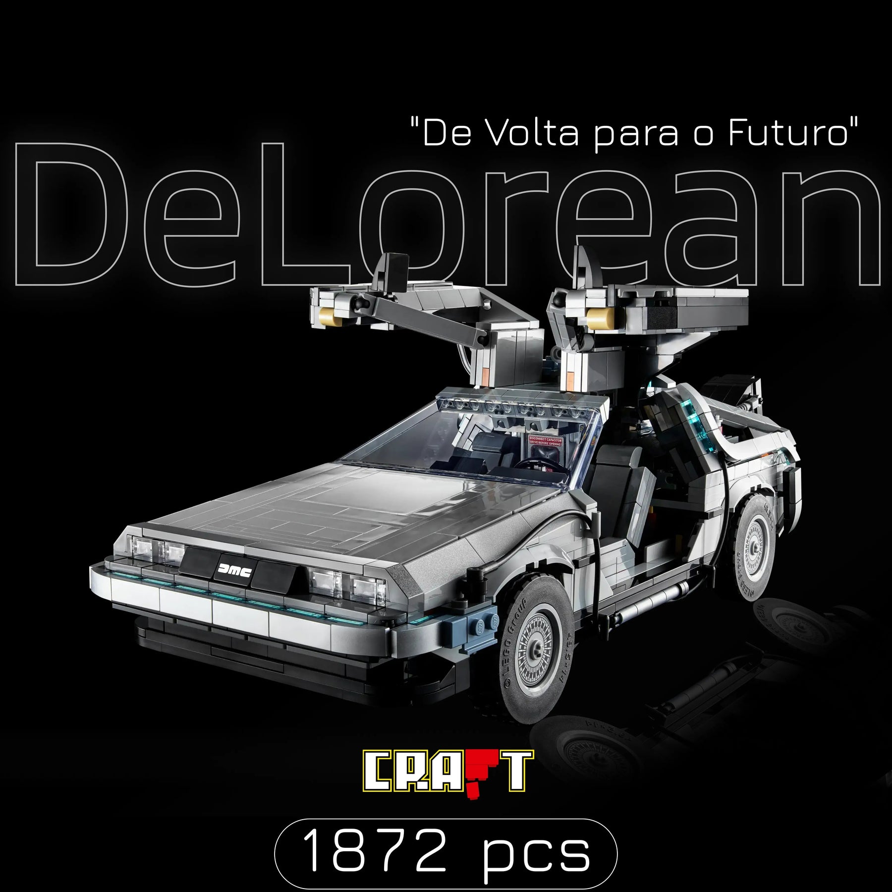 DMC De Lorean "De Volta para o Futuro" (1872 peças)