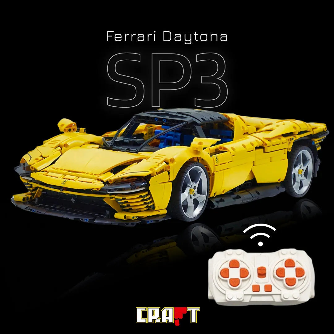 Ferrari Daytona SP3 Amarela (3778 peças)