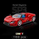 Ferrari Daytona SP3 Vermelha (1168 pcs)