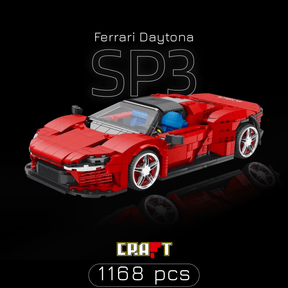 Ferrari Daytona SP3 Vermelha (1168 pcs)