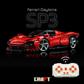 (40% OFF) Decore a sua sala com uma Poderosa Ferrari Daytona SP3 com 3778 peças!