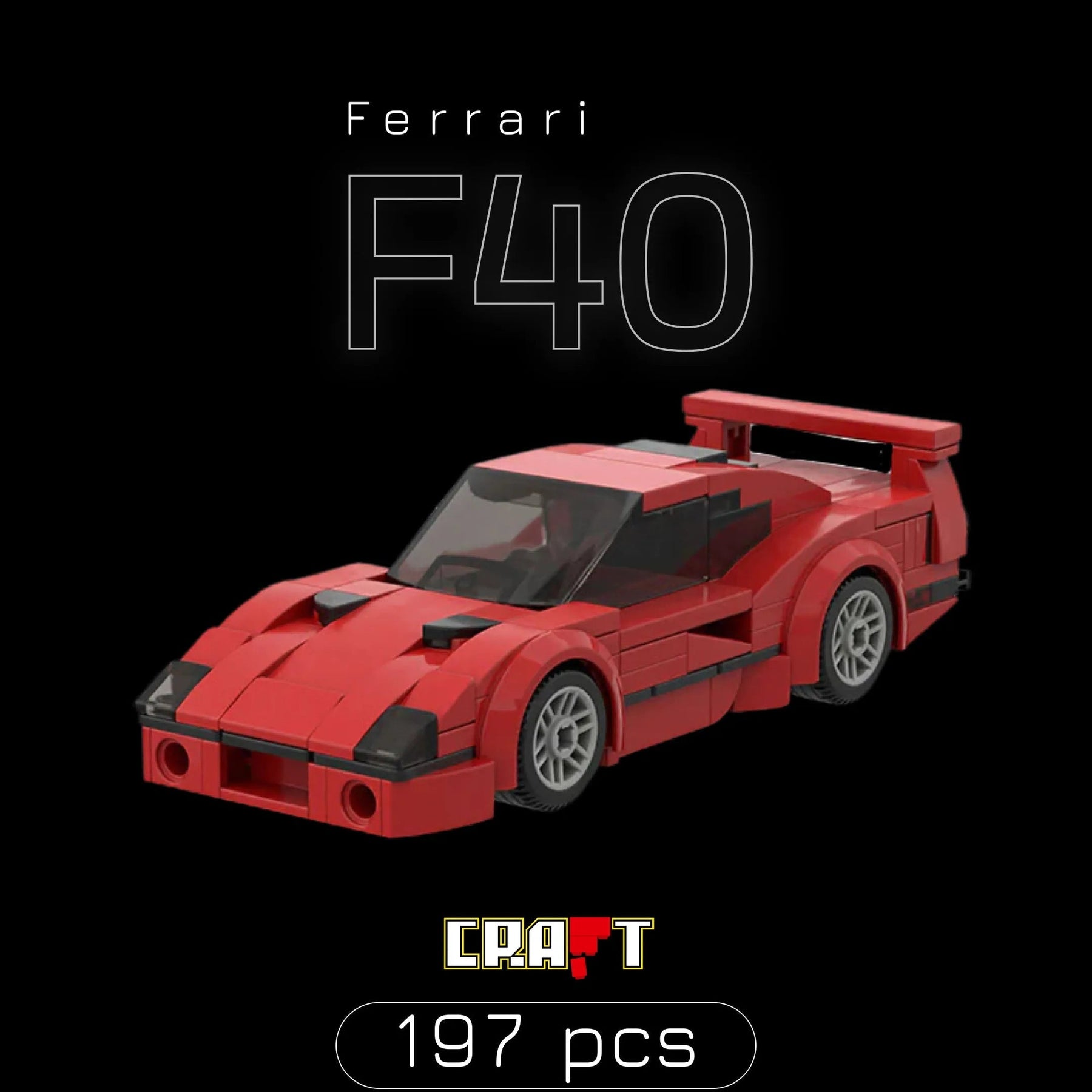 Ferrari F40 (197 pçs)