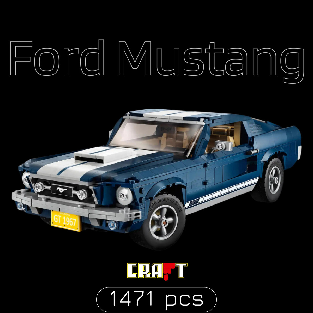 Ford Mustang (1471 peças)