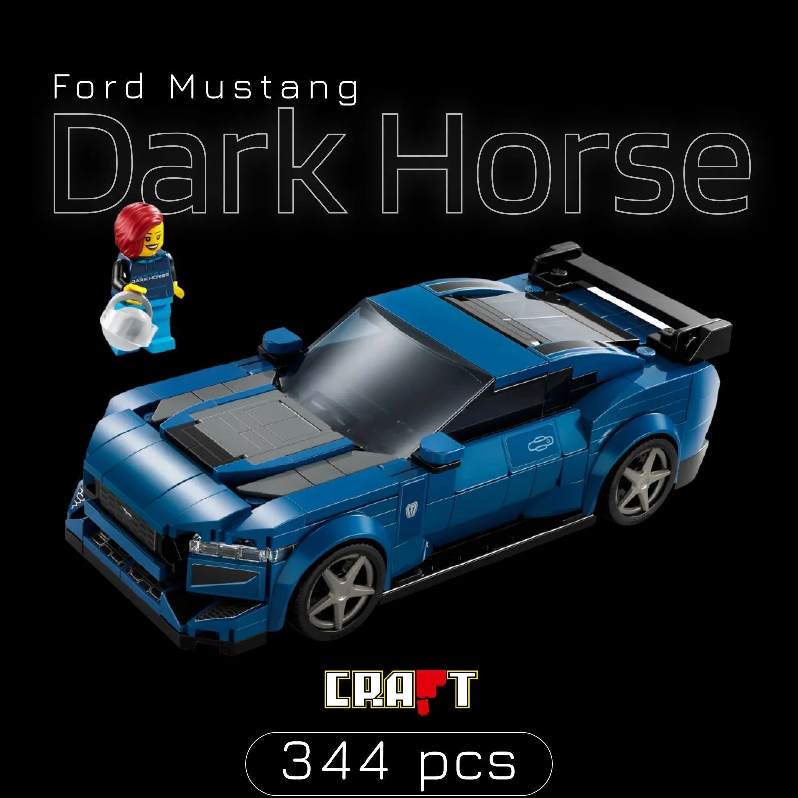 Ford Mustang Dark Horse (344 pçs)