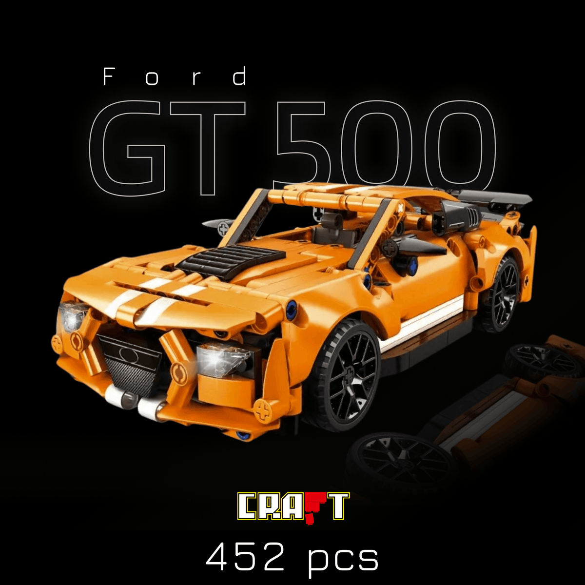 Ford Mustang Shelby GT500 Laranja (452 pcs)