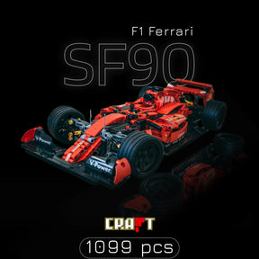 Fórmula 1 - Ferrari SF90 Vermelha (1099 pcs)