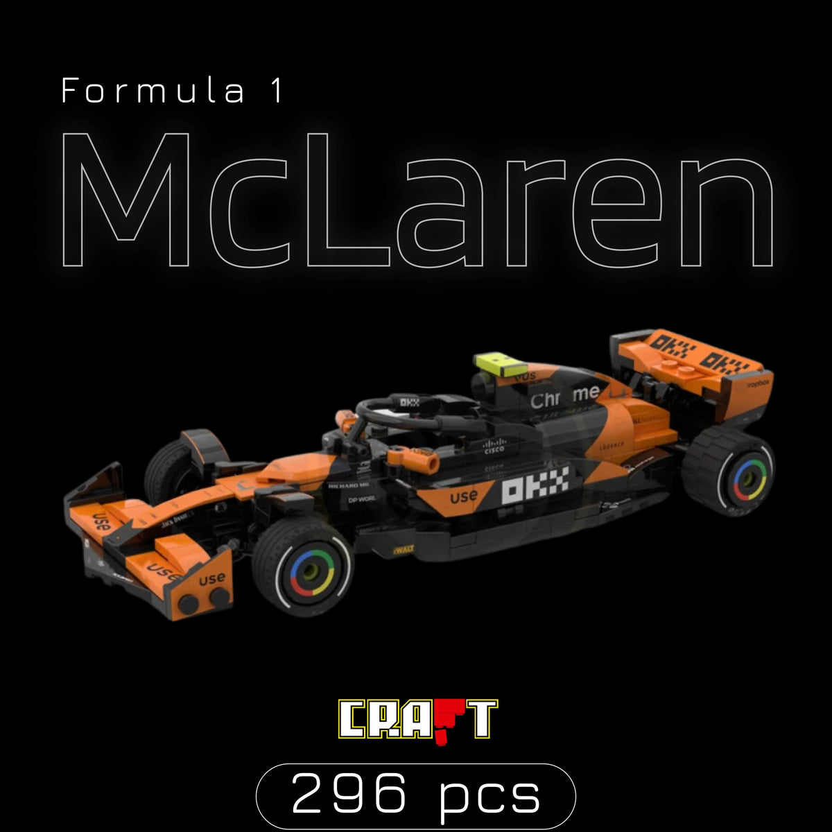 Fórmula 1 - McLaren (296 pçs)