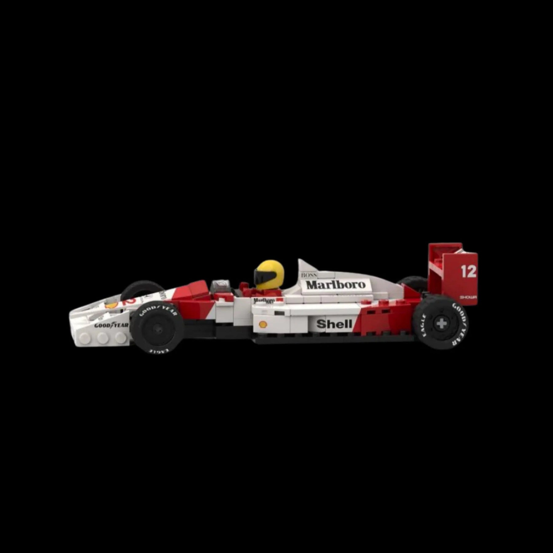 Fórmula 1 - McLaren MP4/4 Senna (198 pçs)