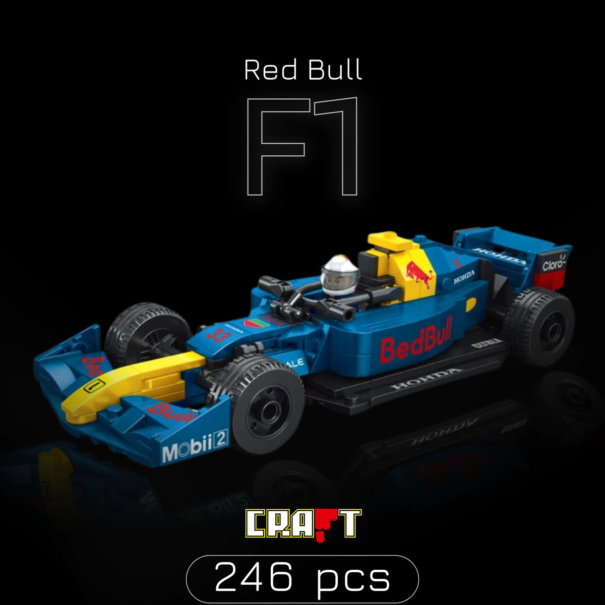 Fórmula 1 - Red Bull RB 16B (246 pcs)