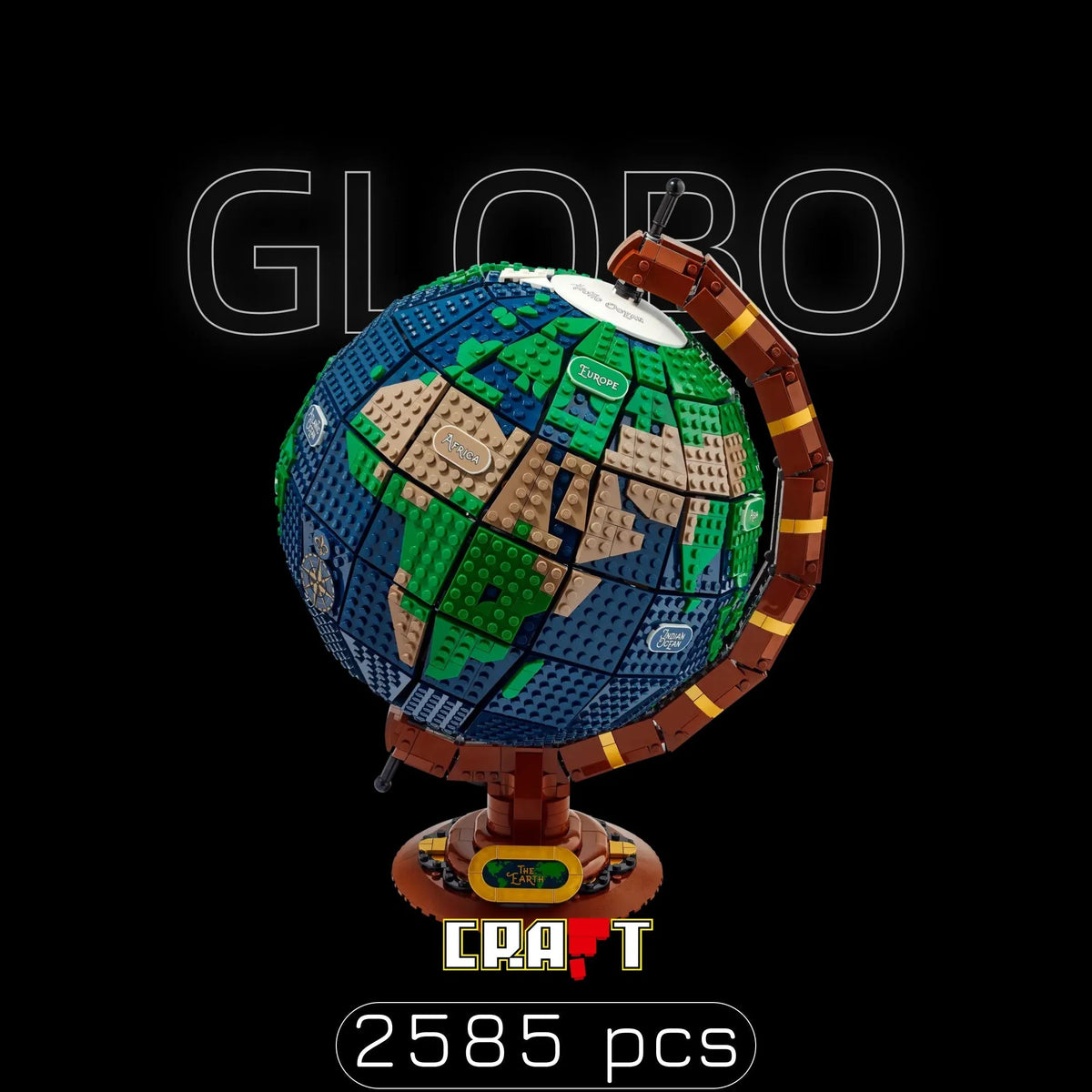 Globo Terrestre (2585 peças)