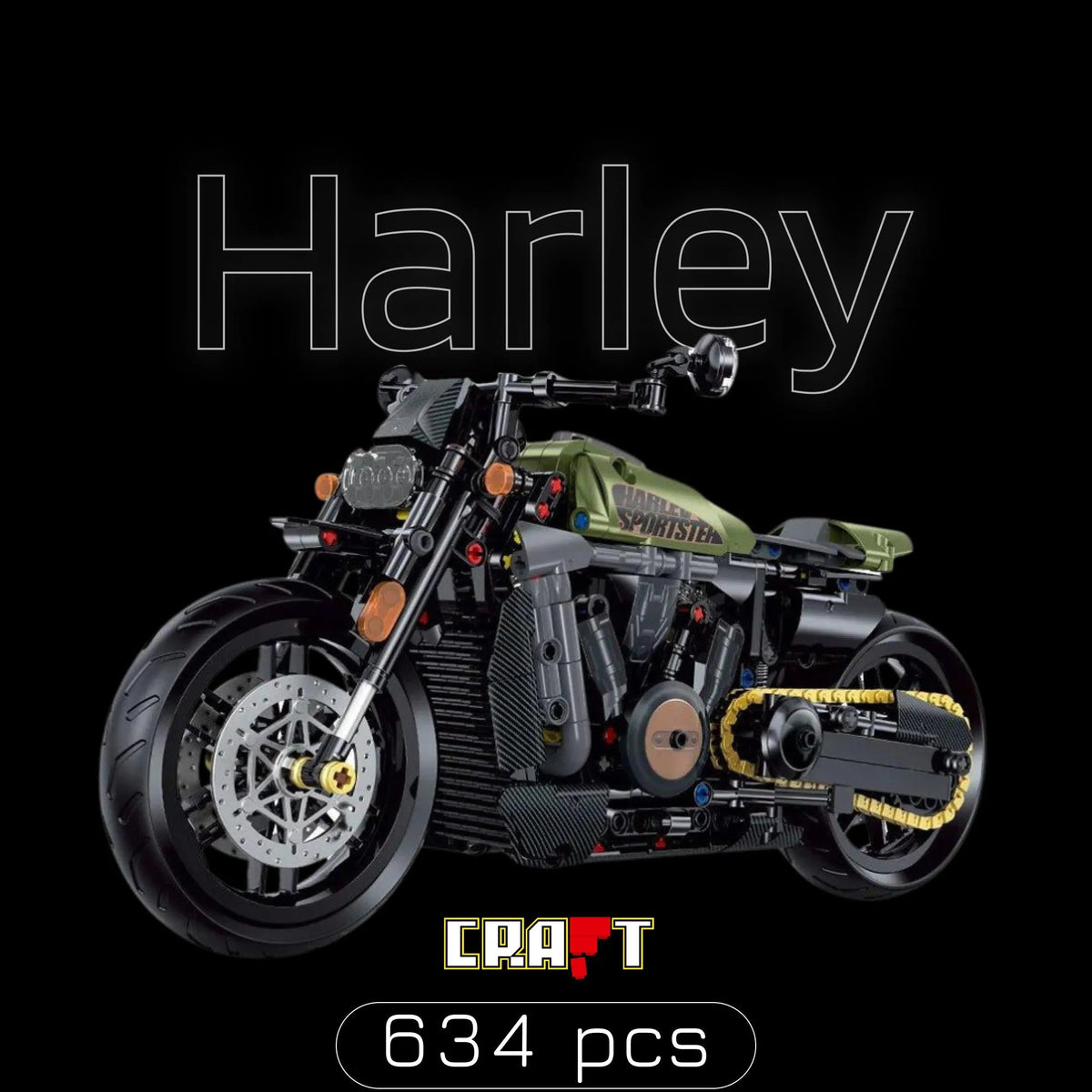 Harley Davidson (634 peças)