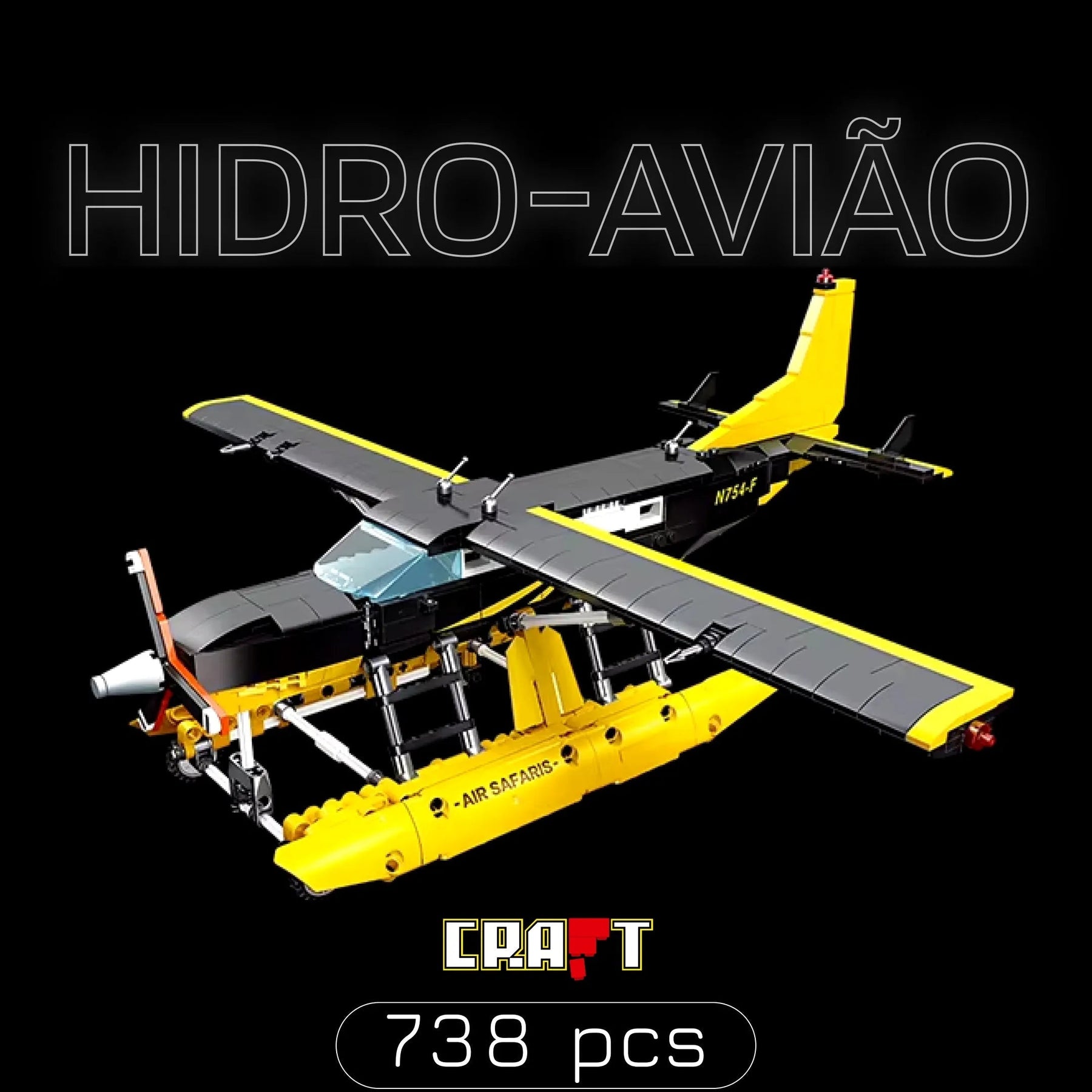 Hidro-avião (738 pçs)