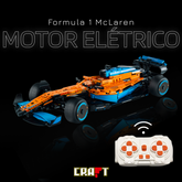 Kit Motor Elétrico para a Fórmula 1 - McLaren (1432 pcs)