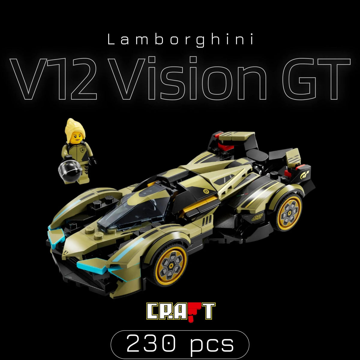 Lamborghini Lambo V12 Vision GT (230 pçs)