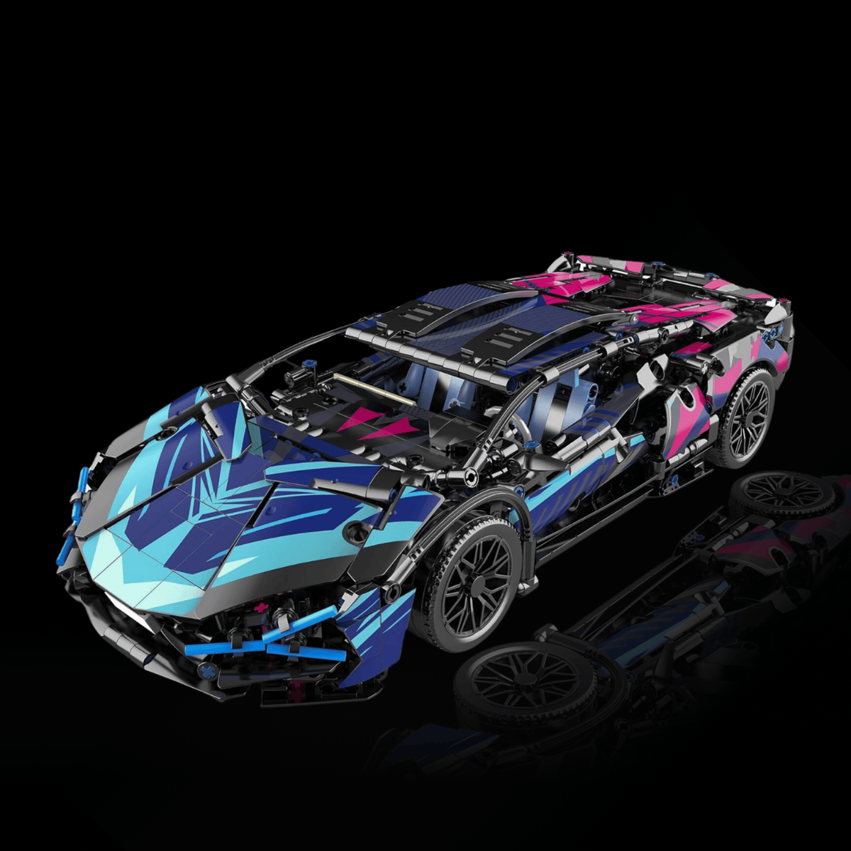 Lamborghini Sián FKP 37 Azul c/ Gradiente Roxo (1280 pcs)