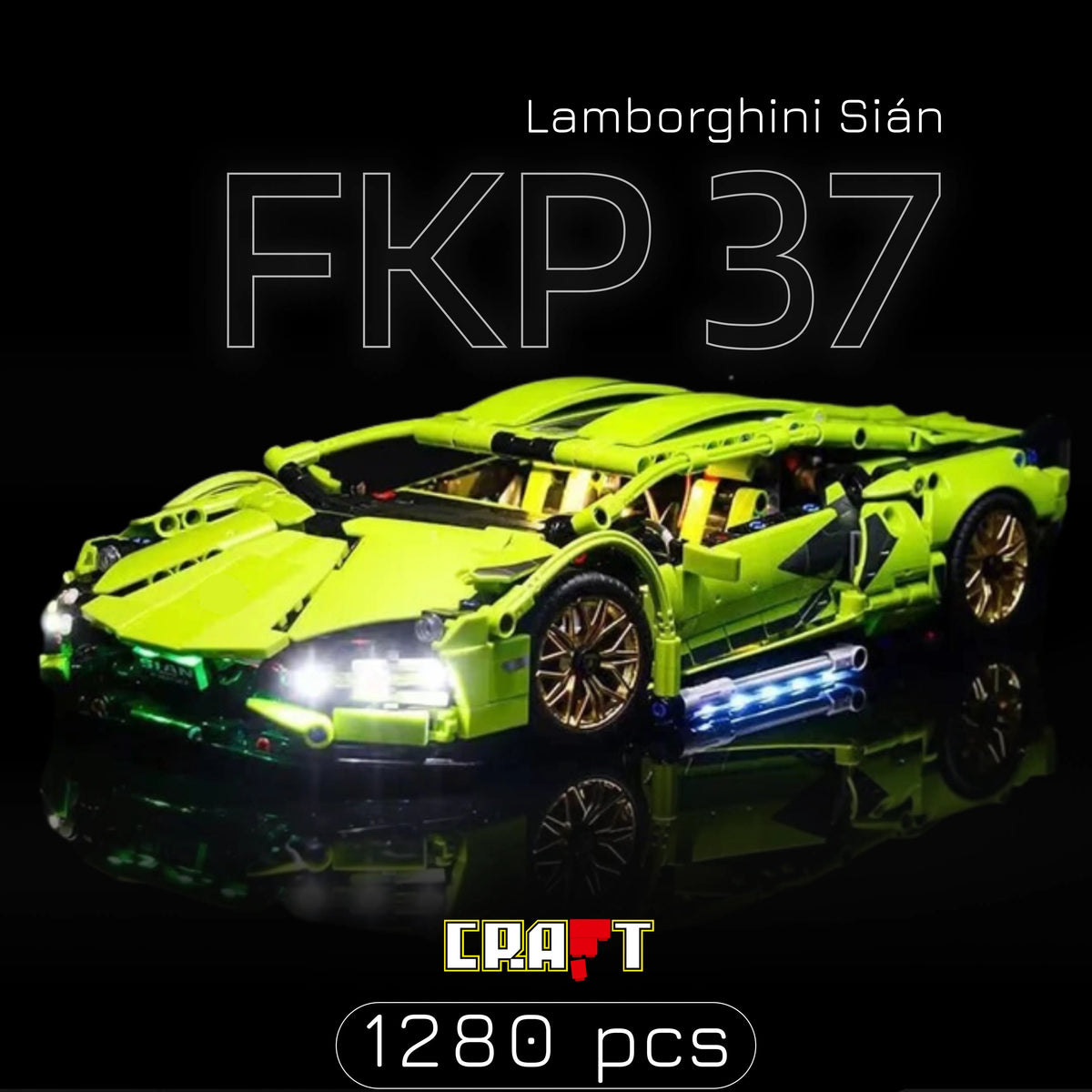 Lamborghini Sián FK937 Verde (1280 peças)