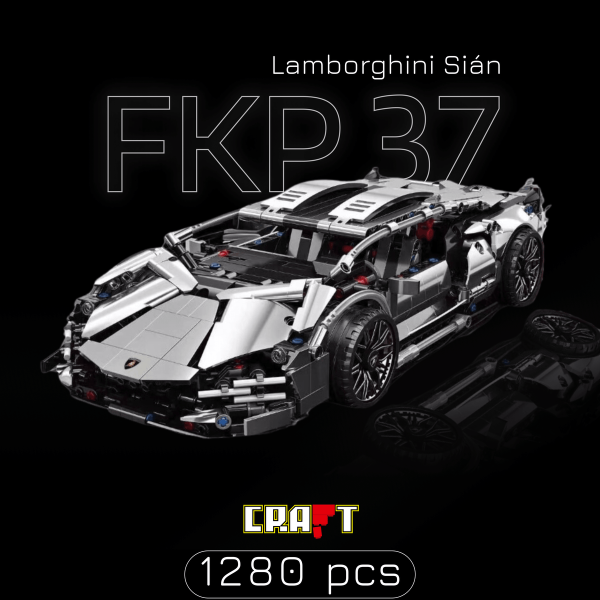 Lamborghini Sián FKP 37 Prata (1280 pcs)