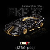 Lamborghini Sián FKP 37 Preto c/ Dourado (1280 pcs)