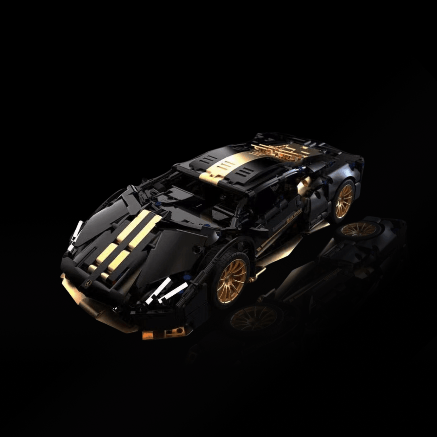 Lamborghini Sián FKP 37 Preto c/ Dourado (1280 pcs)