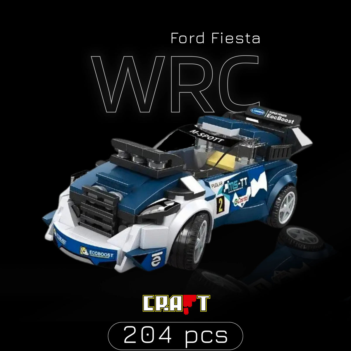 M-Sport Ford Fiesta WRC (204 pçs)