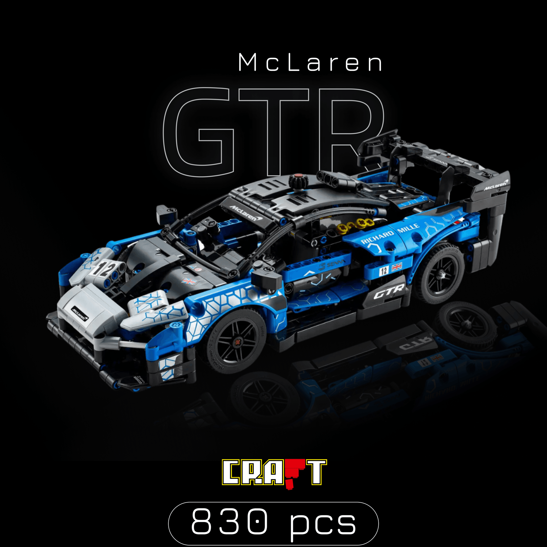 McLaren Senna GTR Azul (830 pcs)