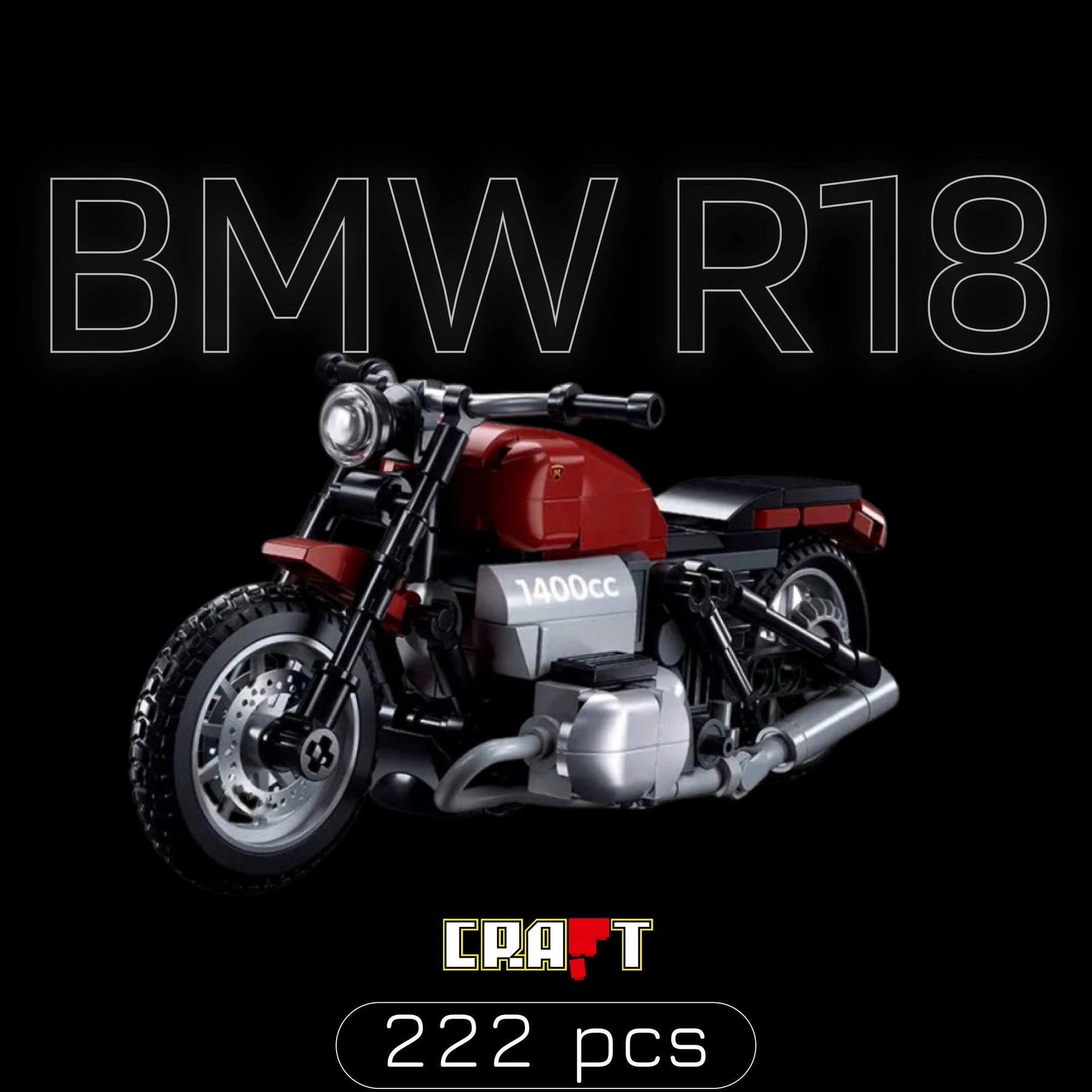 Moto BMW R18 (222 pçs)