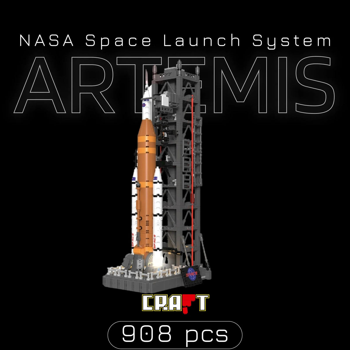 NASA - Artemis Space Launch System (908 pçs)