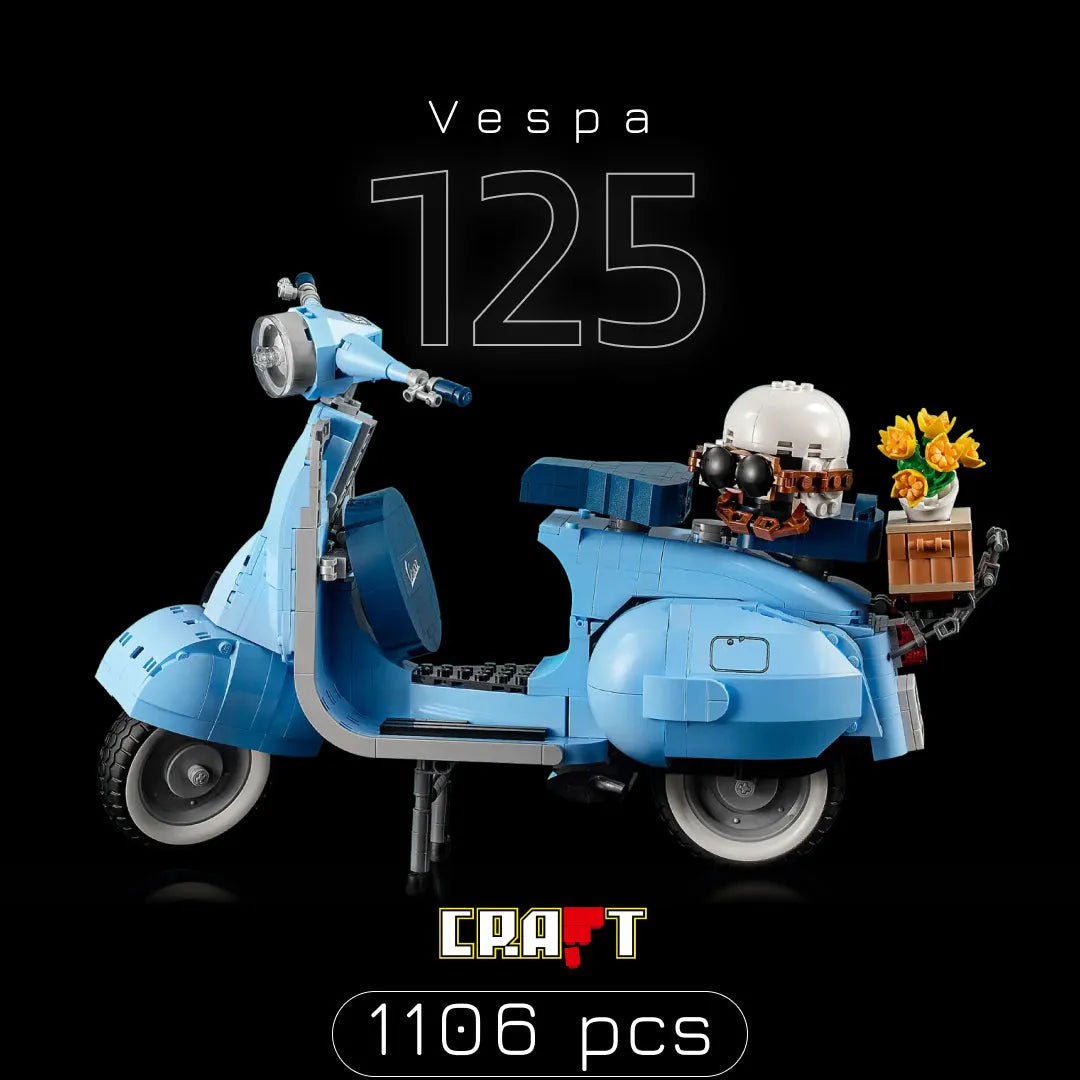 Vespa 125 (1106 peças)